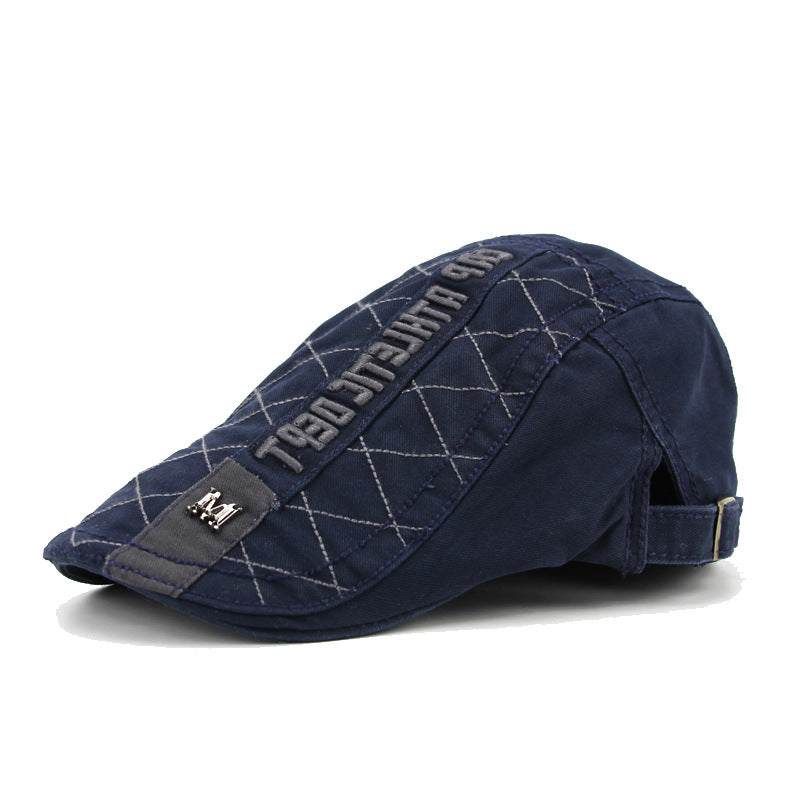 "M" Sun visor Duckbill Flat Cap