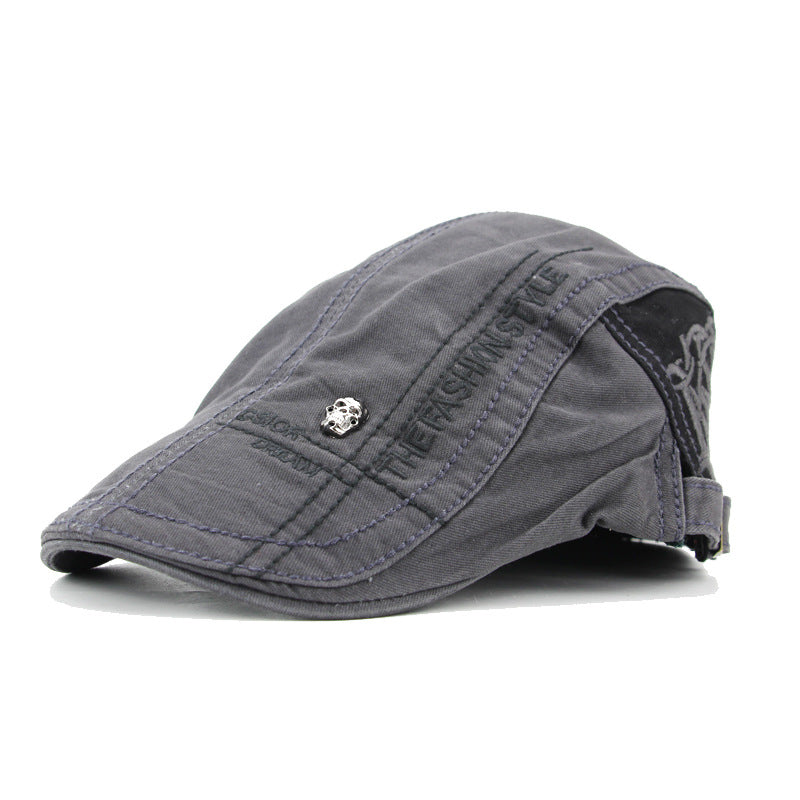 "M" Sun visor Duckbill Flat Cap
