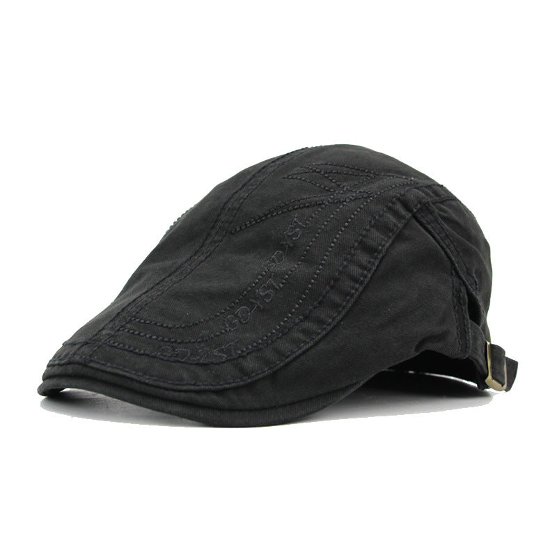 "M" Sun visor Duckbill Flat Cap