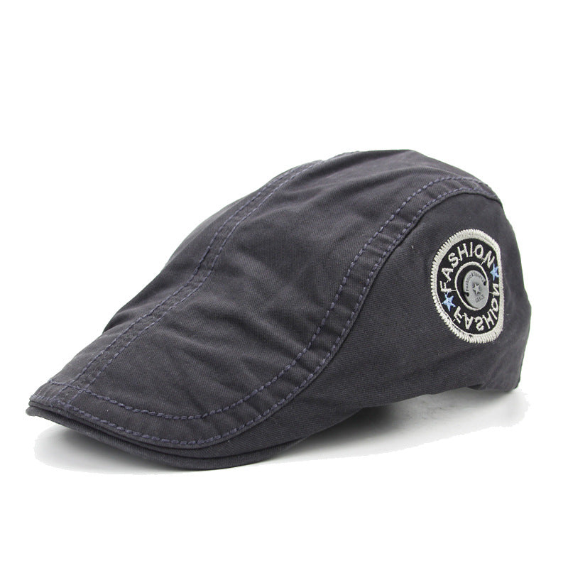 "M" Sun visor Duckbill Flat Cap