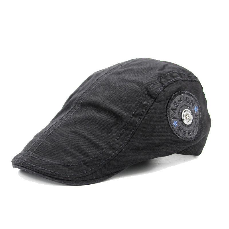 "M" Sun visor Duckbill Flat Cap