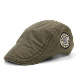 "M" Sun visor Duckbill Flat Cap