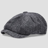 Retro Casual Herringbone All-match Hats