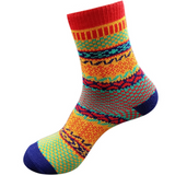 Men's 5 Pairs 5Color Retro Ethnic Style Socks