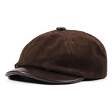 Retro Casual Leather All-match Hats