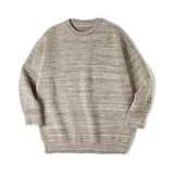 Retro Knitted Blended Sweater Outwear