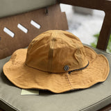 Retro Wax Cloth Fisherman Caps