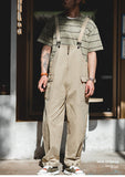 Retro Khaki Deck Overalls