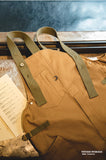 Vintage Casual Work Style Overalls In Khaki