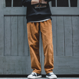 Retro Thick Corduroy Trousers Winter Casual Pants