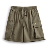 Retro Outdoor Multi-pocket Nylon Cargo Shorts