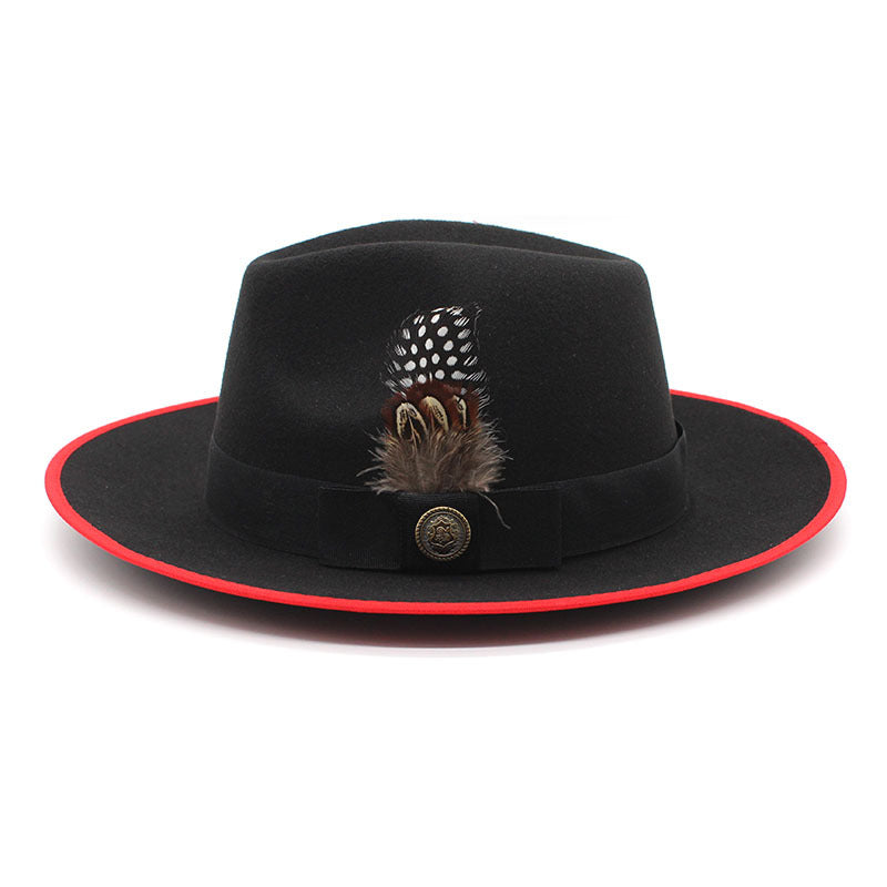 Craig Woolen Gentleman Hat-Black