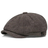 Retro Casual Herringbone All-match Hats