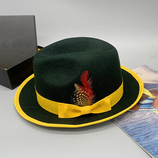 Gent by Arrery Fedora-Green/Yellow