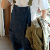 Men's Canvas Naval Dungaree In Blue