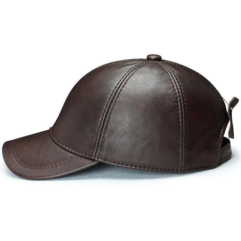 "Gorras" high quality leather baseball cap