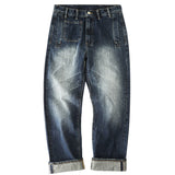 Vintage Slim Fit Denim Casual Jeans Pants