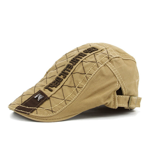 "M" Sun visor Duckbill Flat Cap