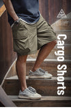 Retro Outdoor Multi-pocket Nylon Cargo Shorts