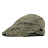 "M" Sun visor Duckbill Flat Cap