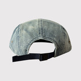 Retro Flip Hat Beret Casual Cap Adjustable Denim Hat