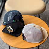 Retro Flip Hat Summer Breathable Quick-dry Cap