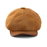 Retro Casual Leather Suede All-match Hats