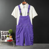 Unisex Look Lovers Overalls Matching Couple Clothes Shorts