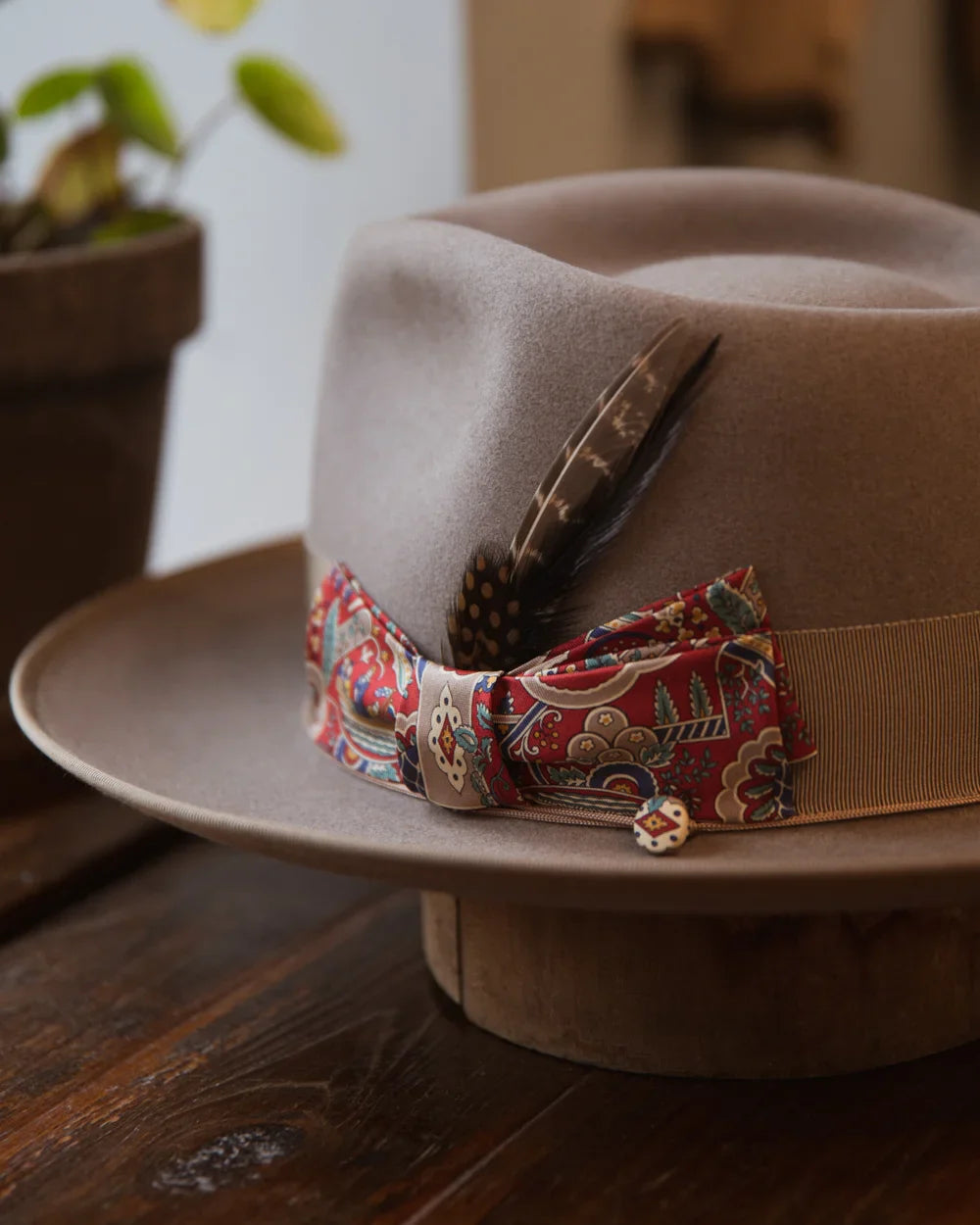 Bespoke Handmade Fedora - Special hat band