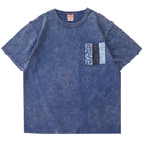 Retro Washed Denim Pocket T-shirt