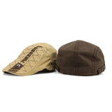 "M" Sun visor Duckbill Flat Cap