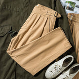 Vintage Casual Cargo Work Pant Stright Trousers