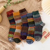 Men's 5 Pairs Retro Ethnic Style Socks