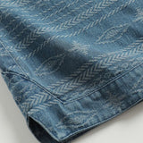 Men's Washed Denim Drawstring Elastic Waist Shorts