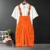 Unisex Look Lovers Overalls Matching Couple Clothes Shorts