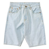 Retro Washed Denim Shorts