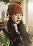 Retro Tea Brown Knit Beanie