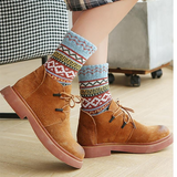 Women's Retro Ethnic Style Knitted Wool Socks