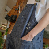 Men's Canvas Naval Dungaree In Blue