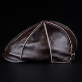 Retro Casual Leather All-match Hats