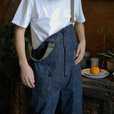 Men's Canvas Naval Dungaree In Blue