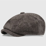 Retro Casual Herringbone All-match Hats