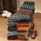 Men's 5 Pairs Retro Ethnic Style Socks