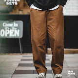 Retro Mid-waist City Boy Casual Easy Pants