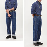 Vintage Slim Fit Denim Casual Jeans Pants