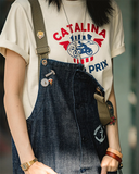 Denim Overalls Canvas Naval Dungaree In Blue