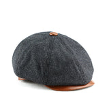 Retro Casual Leather Wool All-match Hats