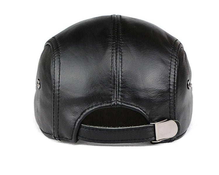 "Spezia" high quality genuine cowhide leather vintage cap