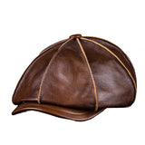 Retro Casual Leather All-match Hats