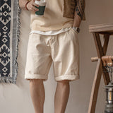 Retro Lumberjack Cotton Workwear Shorts